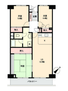 ★藤和大秦野ハイタウン　間取り図